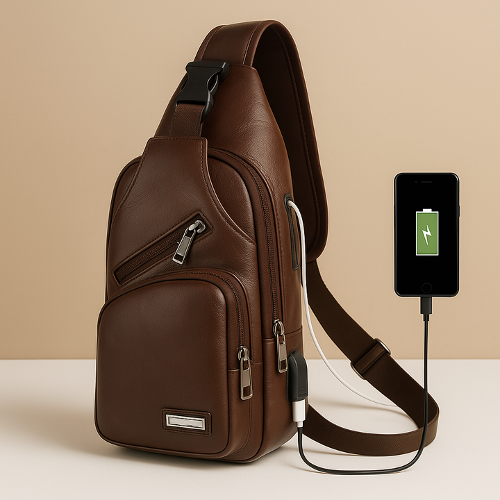 Anti-theft crossbody bag for men – Secure and streamlined