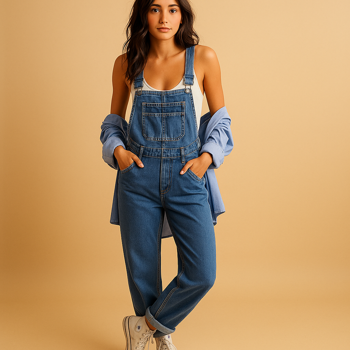 Dungaree with adjustable straps for women – Relaxed and easy to wear