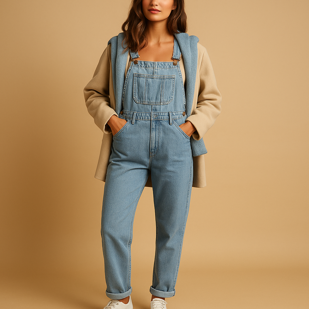 Dungaree with adjustable straps for women – Relaxed and easy to wear