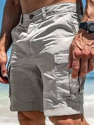 Men’s classic cargo shorts with side pockets – Practical and relaxed