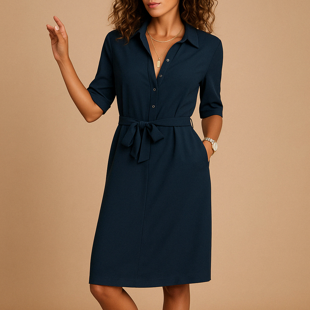 Modern midi dress for women – Clean and versatile