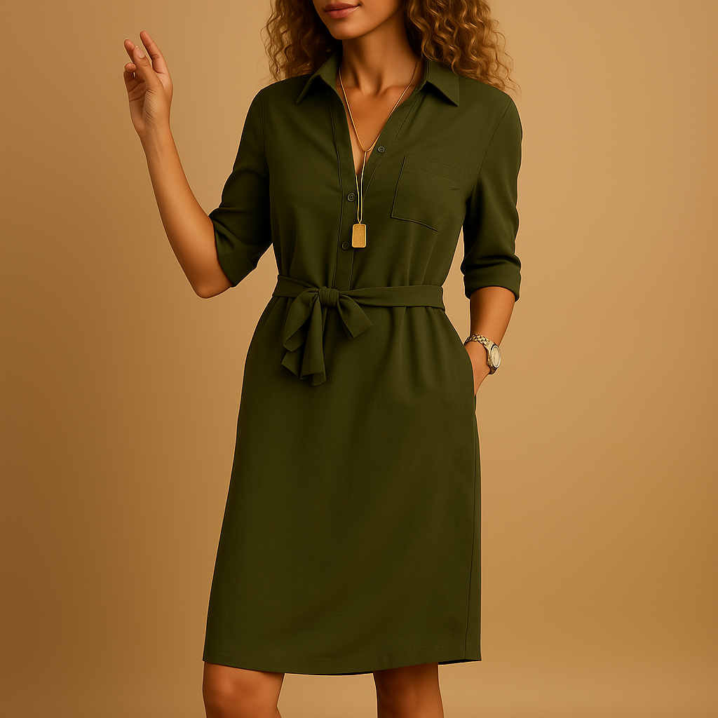 Modern midi dress for women – Clean and versatile