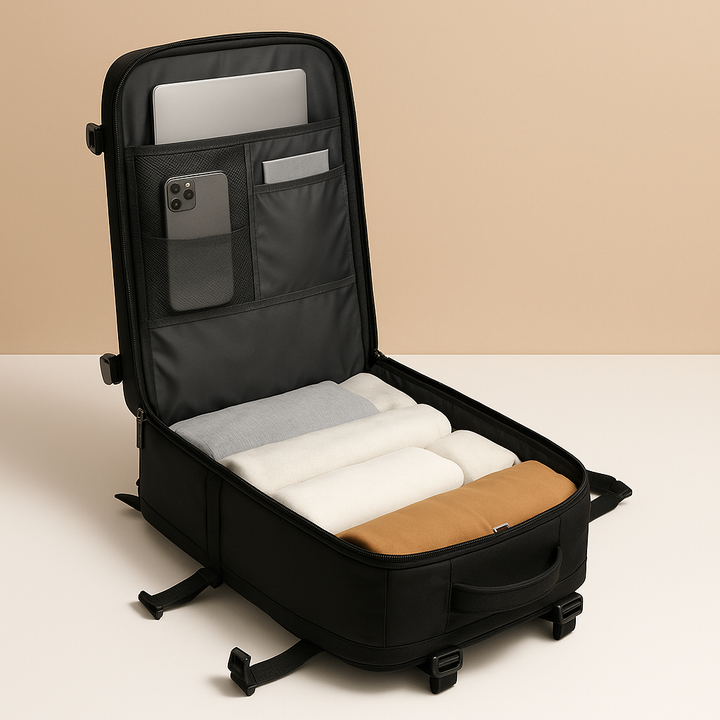 Expandable travel backpack for women – Flexible and organised