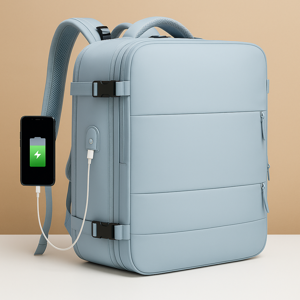 Expandable travel backpack for women – Flexible and organised