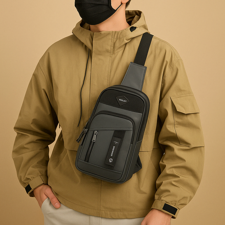 Men’s large messenger bag – Organised and practical