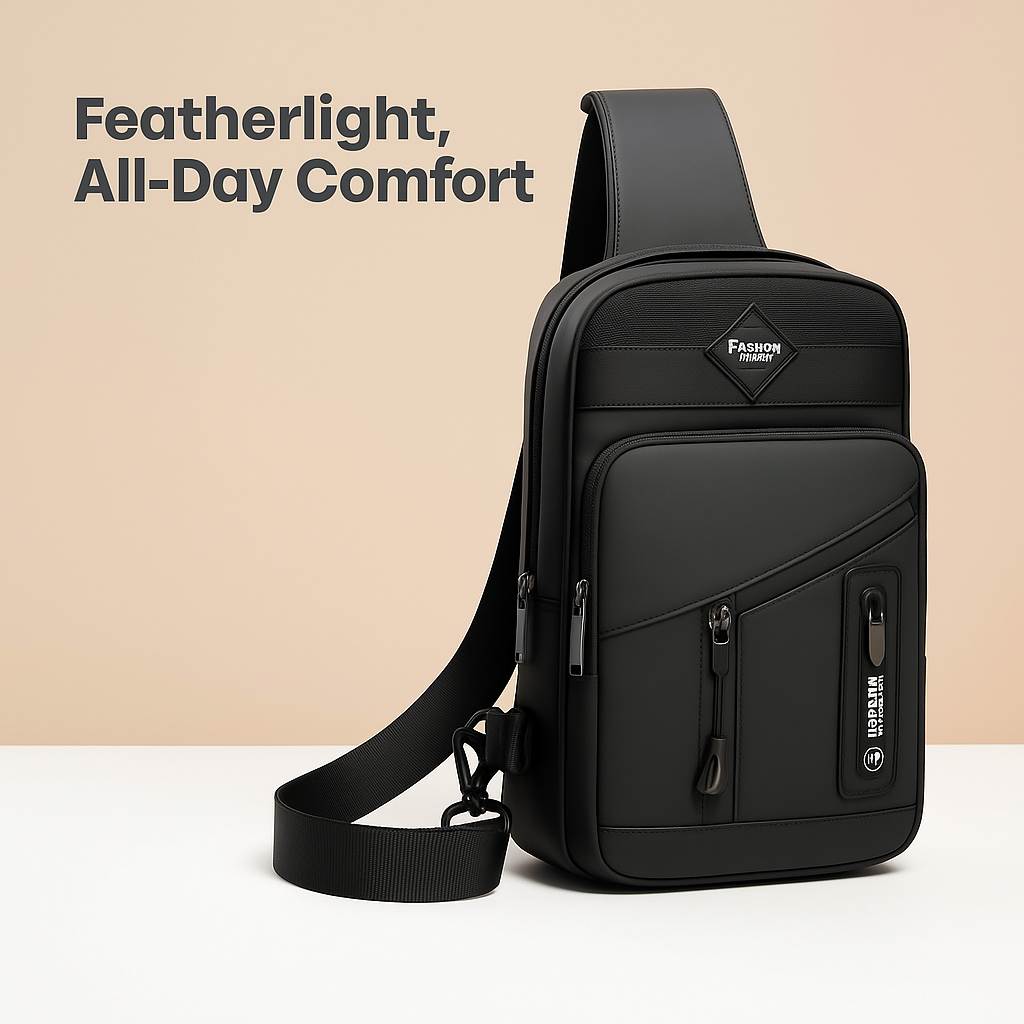 Men’s large messenger bag – Organised and practical