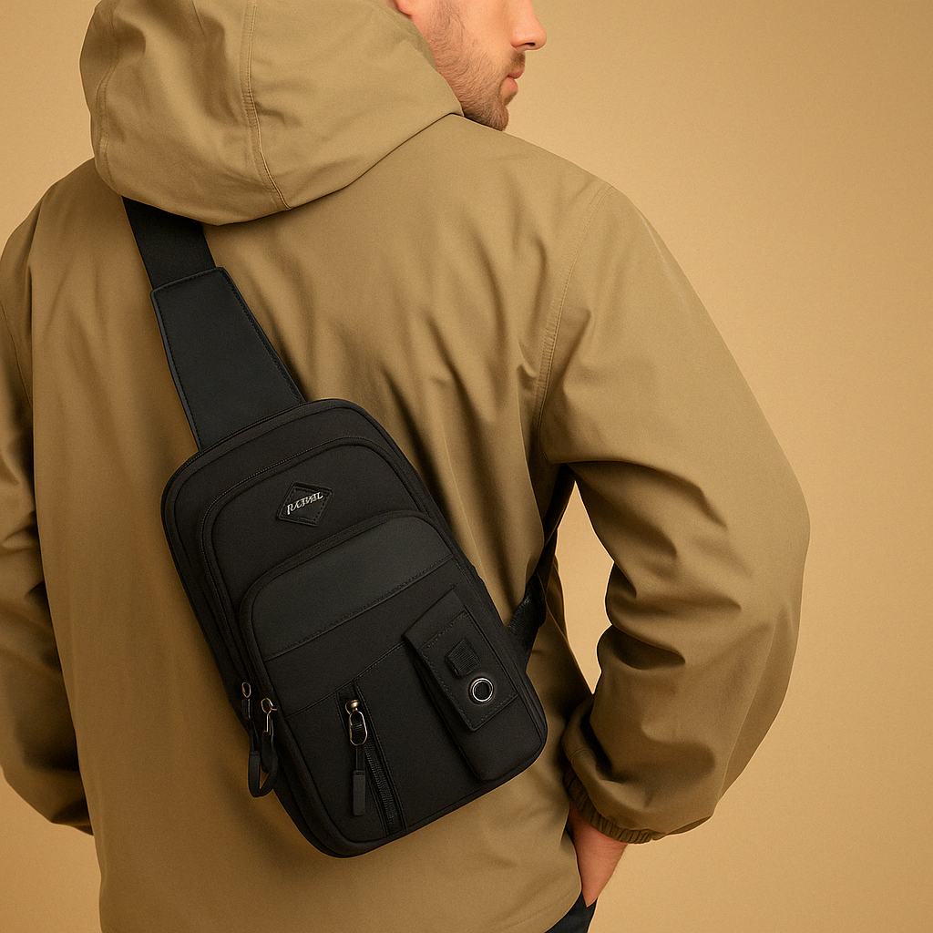 Men’s large messenger bag – Organised and practical