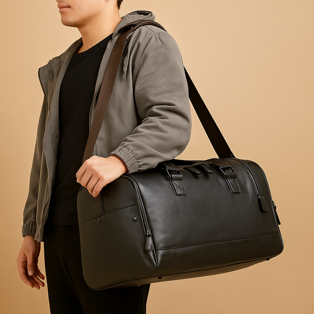 Men’s Travel Duffle Bag with Compartments