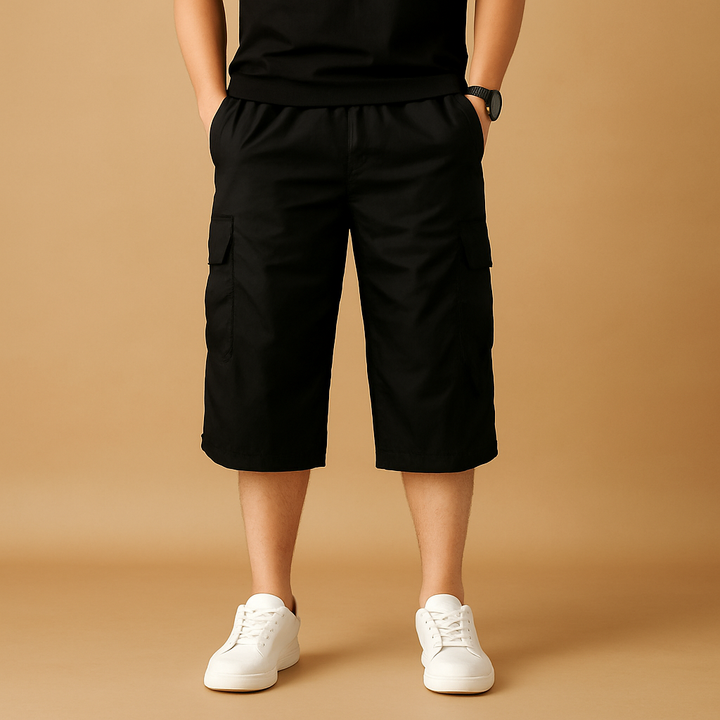 Men’s Long Cargo Shorts – Relaxed and Practical