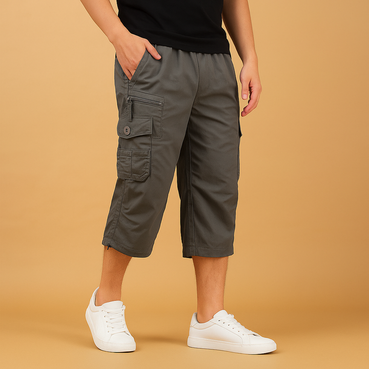 Men’s Long Cargo Shorts – Relaxed and Practical