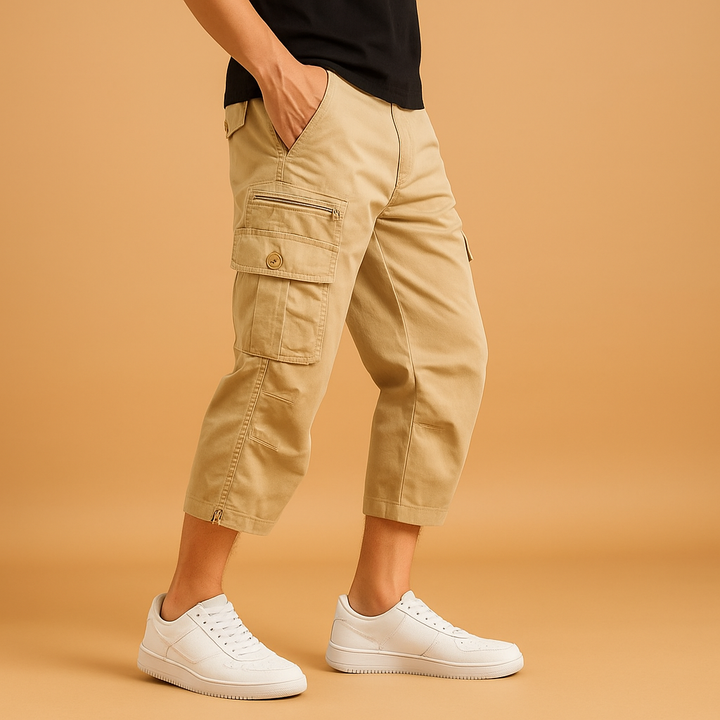 Men’s Long Cargo Shorts – Relaxed and Practical