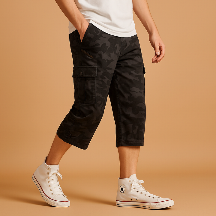 Men’s Long Cargo Shorts – Relaxed and Practical
