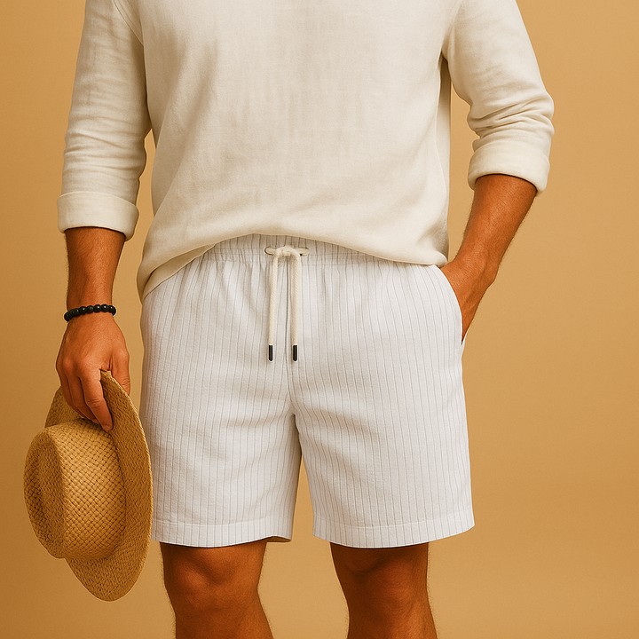 Men’s Casual Shorts with Drawstring Waist