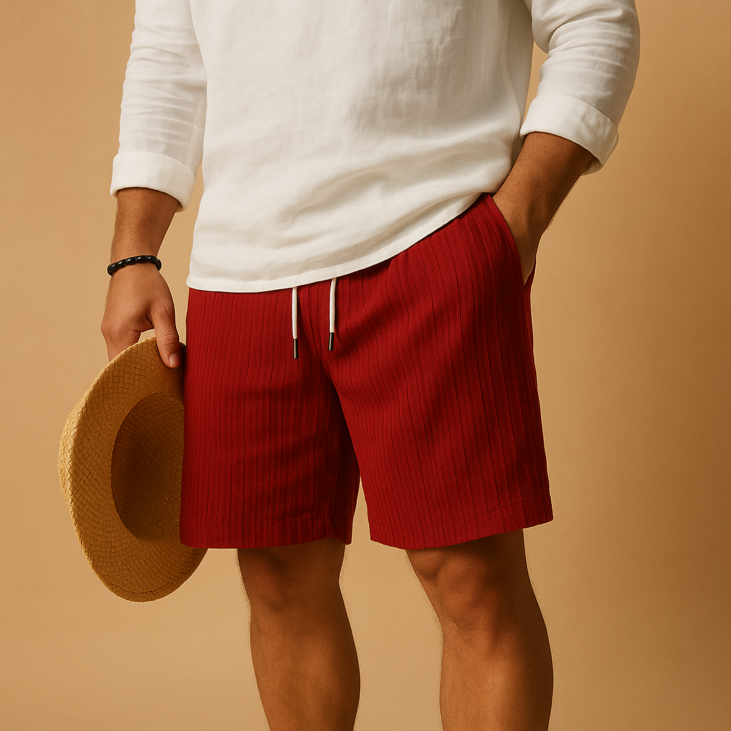 Men’s Casual Shorts with Drawstring Waist