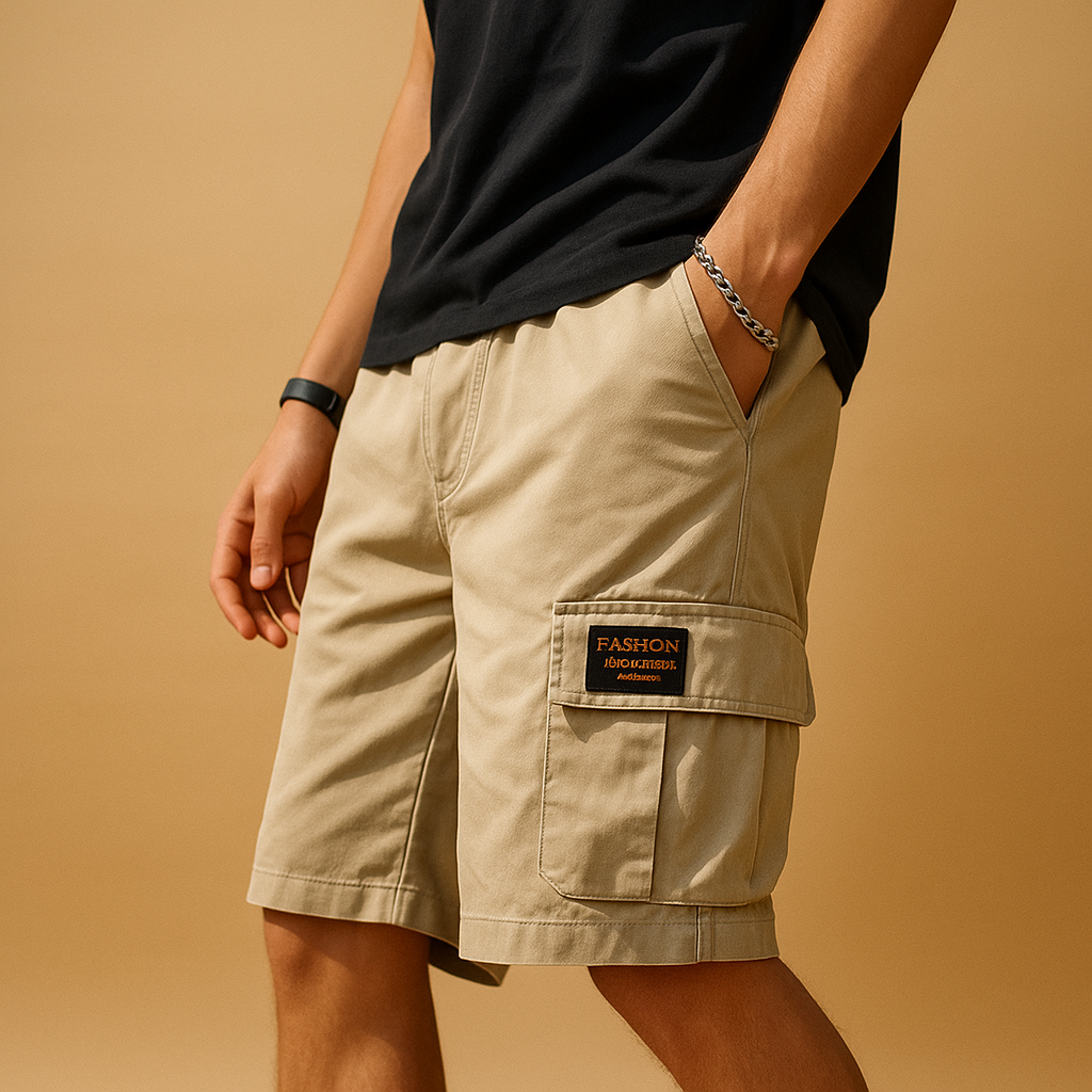 Men’s Quick-Dry Cargo Shorts with Utility Pockets